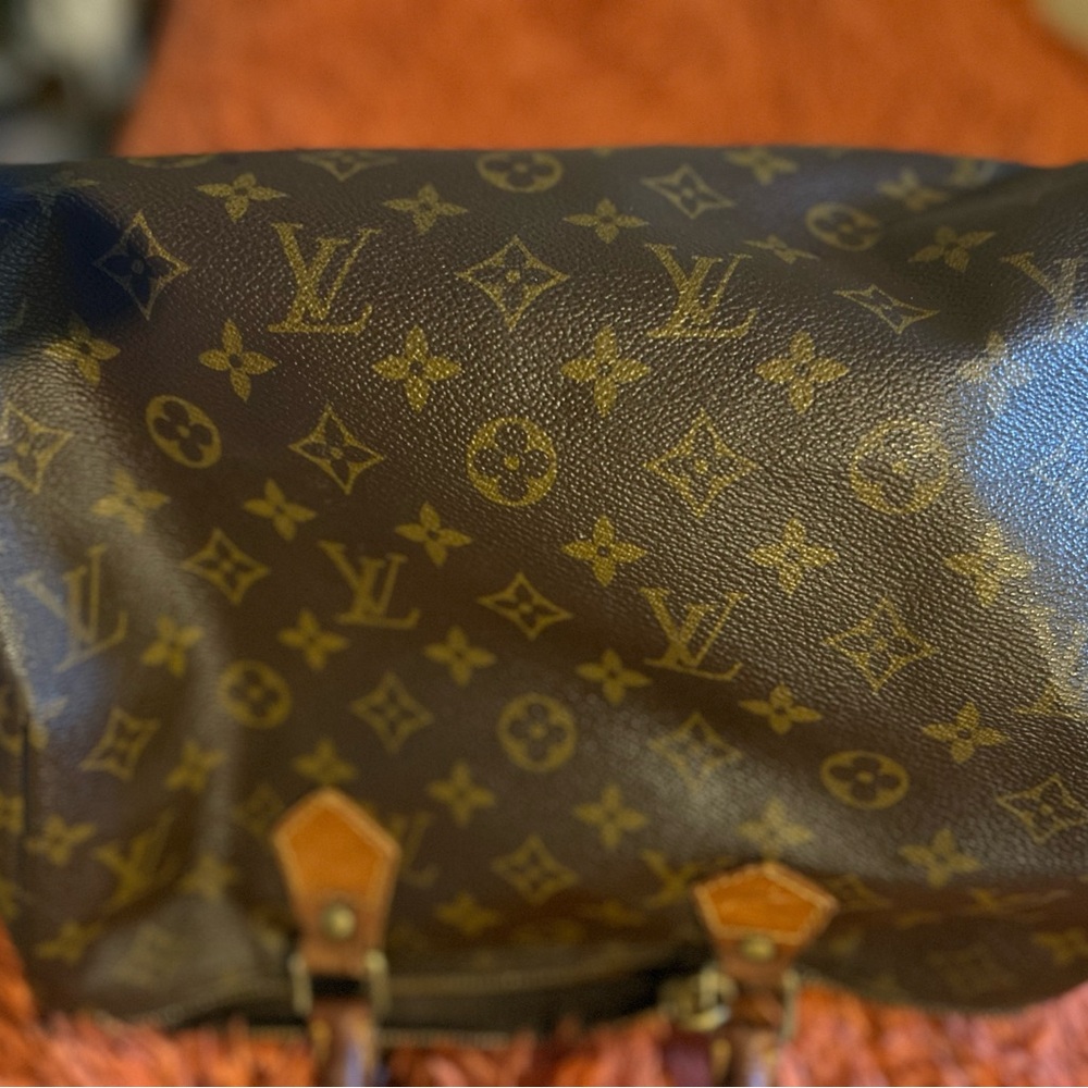 Louis Vuitton Brown and Gold Monogram Bag